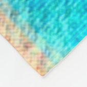 Post-Impressionismus Wild Wolf Spirituelle Kunst Fleecedecke (Ecke)