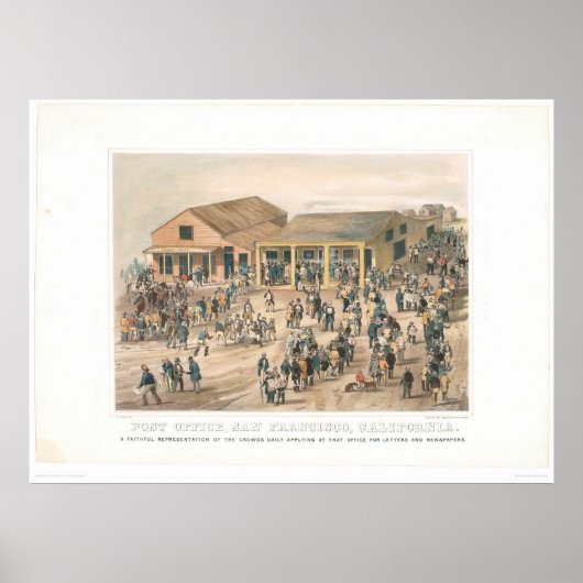 Post in San Francisco (1361A) Poster (Vorne)