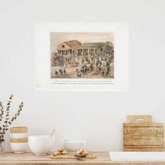 Post in San Francisco (1361A) Poster (Küche)