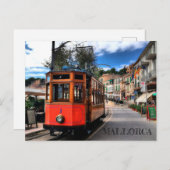 Post in Soller en la isla de Mallorca Postkarte (Vorne/Hinten)
