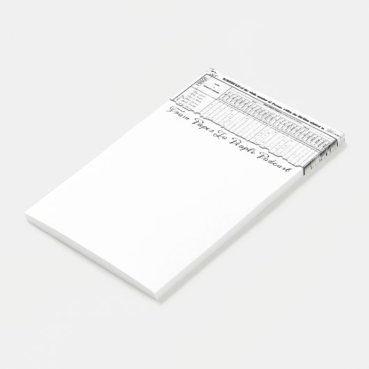 Post-It 1830 der Zählungs-FPPP Klebezettel (angewinkelt)