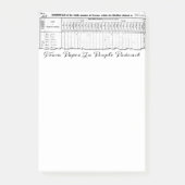 Post-It 1830 der Zählungs-FPPP Klebezettel (Vorderseite)