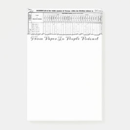 Post-It 1830 der Zählungs-FPPP Post-it Klebezettel