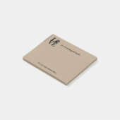 Post-It Anmerkungen-PawPrint "Liebe ist. " Klebezettel (angewinkelt)