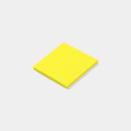 Post-it® Dot-Grid Klebezettel 7*7 Gelb (EA) Post-it Klebezettel (angewinkelt)