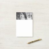 Post-It eines Vorfahrs des Foto-FPPP Klebezettel (Auf Schreibtisch)