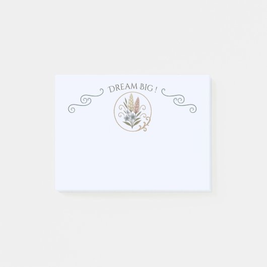 Post-it, floral und anspruchsvoll. post-it klebezettel (Vorderseite)