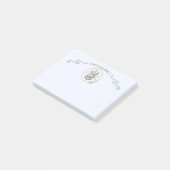 Post-it, floral und anspruchsvoll. post-it klebezettel (angewinkelt)