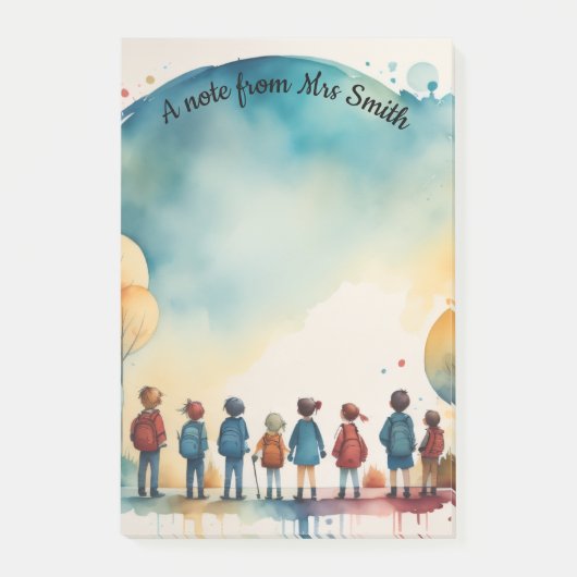 Post-it für Lehrer Post-it Klebezettel (Vorderseite)