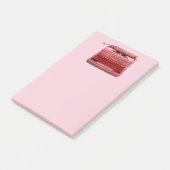 Post-It-Hinweis für Red-Type-Schreibmaschine Post-it Klebezettel (angewinkelt)