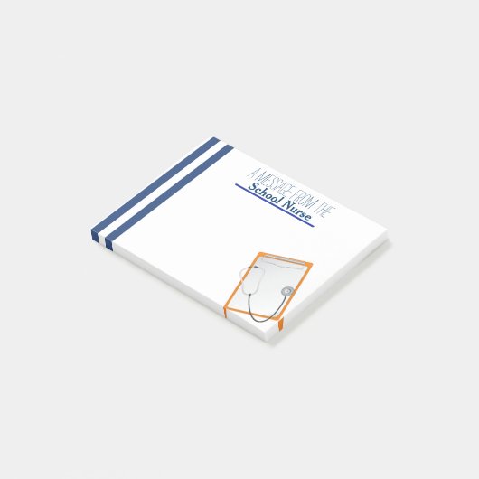 Post-it®-Hinweise für Schulkrankenpfleger Post-it Klebezettel (angewinkelt)