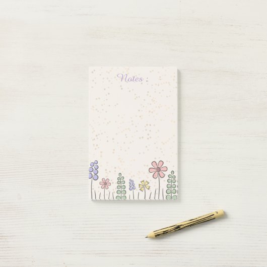 Post-It Klebezettel (Auf Schreibtisch)