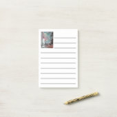 Post-It Klebezettel. Meerjungfrau und Seesterne be Klebezettel (Auf Schreibtisch)