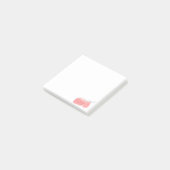 Post-It Klebezettel | Niedlich Marshmallow (angewinkelt)