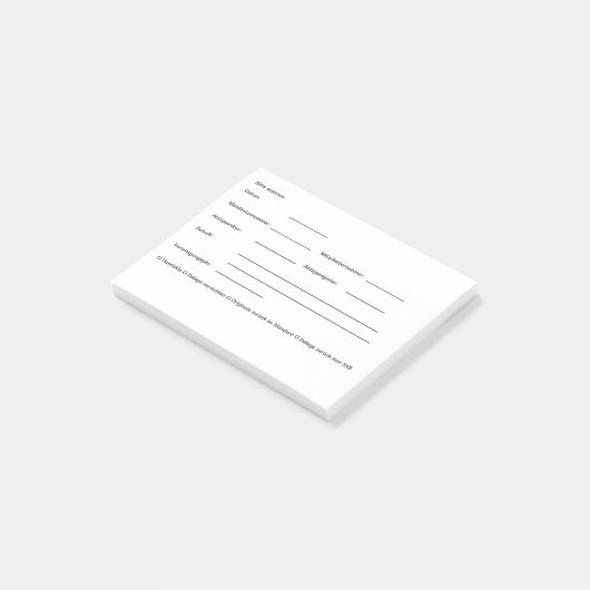 Post-it® Klebezettel Post-it Klebezettel (angewinkelt)