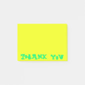 Post-it® Klebezettel Thank you Post-it Klebezettel (Vorderseite)