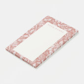 POST-IT KLEBEZETTEL: WILLIAM MORRIS : FLORALISCHES POST-IT KLEBEZETTEL (angewinkelt)