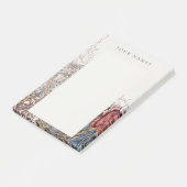 POST-IT KLEBEZETTEL: WILLIAM MORRIS HONEYSUCKLE +  POST-IT KLEBEZETTEL (angewinkelt)