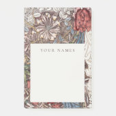 POST-IT KLEBEZETTEL: WILLIAM MORRIS HONEYSUCKLE +  POST-IT KLEBEZETTEL (Vorderseite)