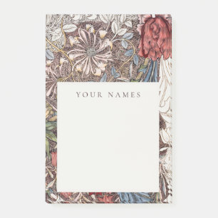 POST-IT KLEBEZETTEL: WILLIAM MORRIS HONEYSUCKLE +  POST-IT KLEBEZETTEL