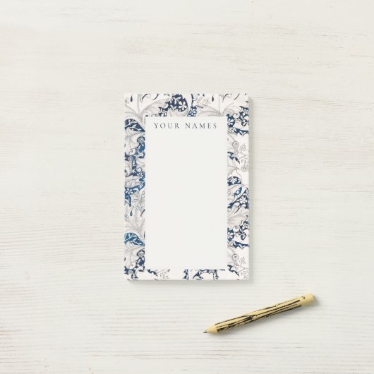 POST-IT KLEBEZETTEL: WILLIAM MORRIS : WALLFLOWER KLEBEZETTEL (Auf Schreibtisch)