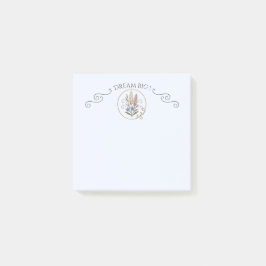 Post-it, klein, blumig und anspruchsvoll. post-it klebezettel