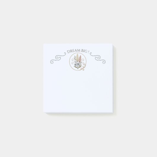 Post-it, klein, blumig und anspruchsvoll. post-it klebezettel (Vorderseite)