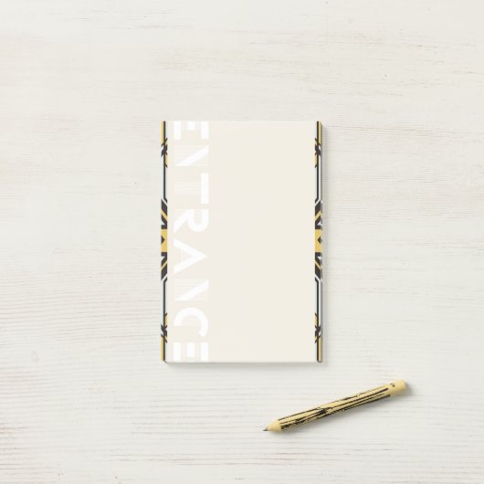 Post-it Note [Art Deco] Klebezettel (Auf Schreibtisch)