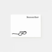 Post-it-Note - Denken Sie an Brillen Post-it Klebezettel (Vorderseite)