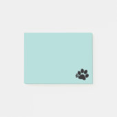 Post-it-Note - Polydactyl Paw Print Post-it Klebezettel (Vorderseite)