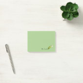 Post-it Notepad - Green Feather Pen Post-it Klebezettel (Büro)