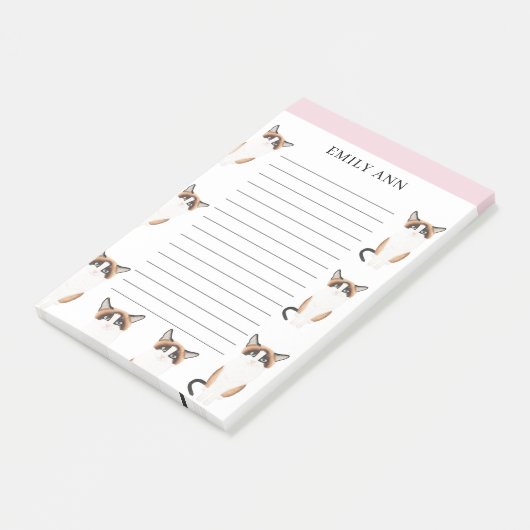 Post-It® Notes, 10" x 6" Post-it Klebezettel (angewinkelt)