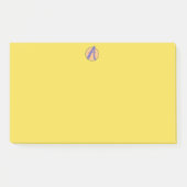Post-it® Notes, 4" x 3" CUSTOM MONOGRAM Post-it Klebezettel (Vorderseite)