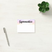 Post-It Notes 4x3 Colorful Gymnastics Stationery Klebezettel (Büro)
