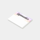 Post-It Notes 4x3 Colorful Gymnastics Stationery Klebezettel (angewinkelt)