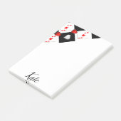 Post-it Notes Ace Karten Klebezettel (angewinkelt)