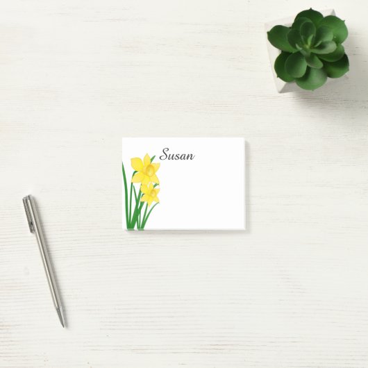 Post-it-Notes-Affodils Post-it Klebezettel (Büro)