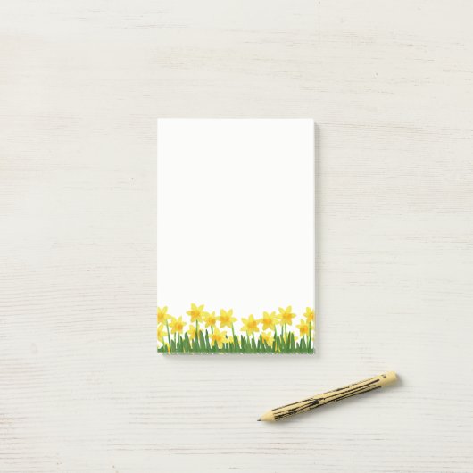 Post-it-Notes-Affodils Post-it Klebezettel (Auf Schreibtisch)