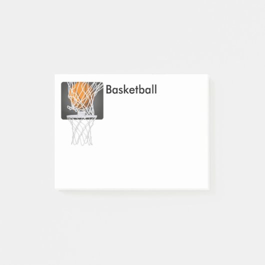Post-it-Notes-Basketball Post-it Klebezettel (Vorderseite)