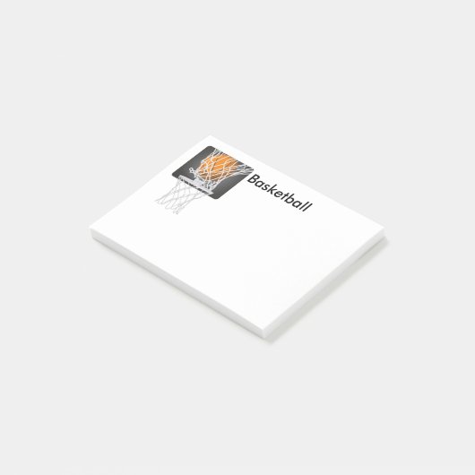 Post-it-Notes-Basketball Post-it Klebezettel (angewinkelt)