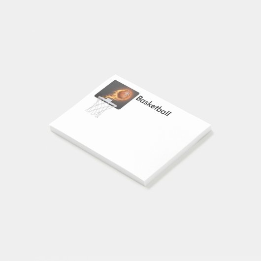 Post-it-Notes-Basketball Post-it Klebezettel (angewinkelt)