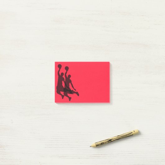 Post-it-Notes-Basketball Postit-Notizen Post-it Klebezettel (Auf Schreibtisch)