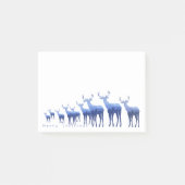 Post-it-Notes-Blue Deer Frohe Weihnachten Post-it Klebezettel (Vorderseite)