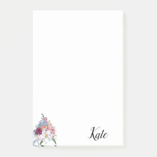 Post-it Notes Blumen Klebezettel
