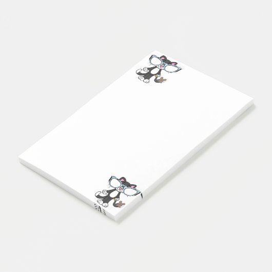 Post-it Notes Cat Sonnenbrillen Maus Klebezettel (angewinkelt)