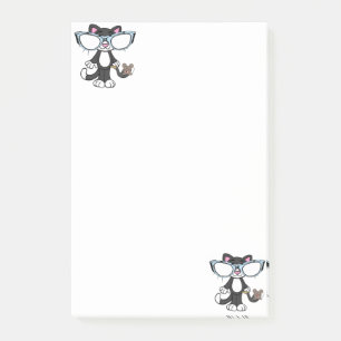 Post-it Notes Cat Sonnenbrillen Maus Klebezettel