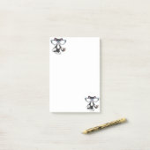 Post-it Notes Cat Sonnenbrillen Maus Post-it Klebezettel (Auf Schreibtisch)