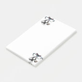 Post-it Notes Cat Sonnenbrillen Maus Post-it Klebezettel (angewinkelt)