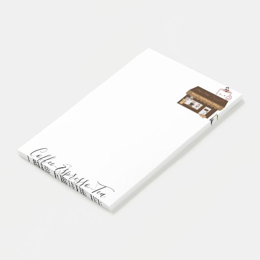 Post-it Notes Coffee Espresso Tea Shop Klebezettel (angewinkelt)