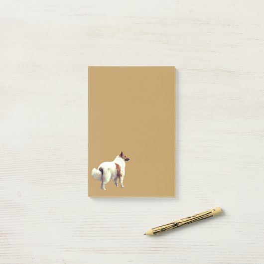Post it Notes Collie Post-it Klebezettel (Auf Schreibtisch)